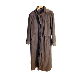 Ladies Fleet Street hooded trench coat